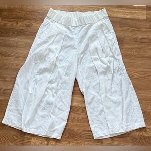 NWOT Eileen Fisher Culotte Wide Leg Cropped Palazzo Pants